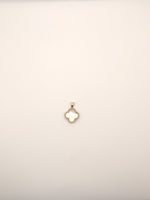 Load image into Gallery viewer, White 4 Leaf Clover Charm
